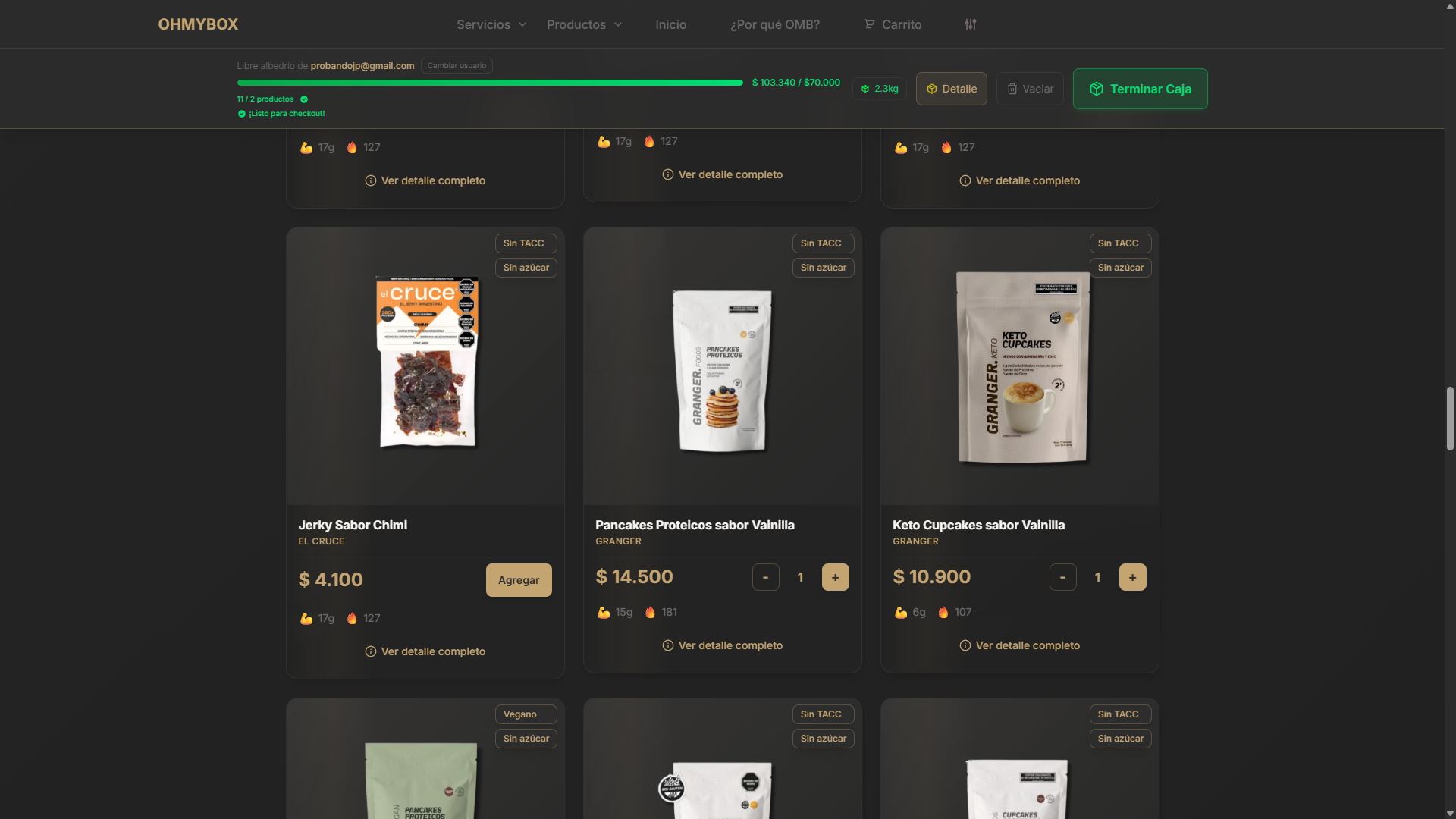 Imagen del proyecto OhMyBox E-commerce